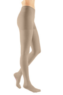 Medical Compression Pantyhose for Women/Men 20-30mmHg Compression Leggings  Opaque Circulation Compression Tights Relieve Swelling Edema Varicose  Veins, Nursing (Large, Beige(Footless)) : : Health & Personal Care