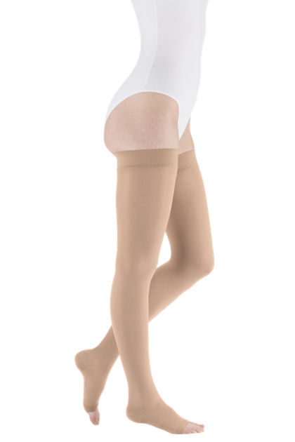 Men Women Plus Size Medical Compression Thigh High Stockings for