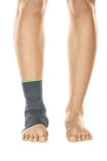 Ankle compression with supports and braces