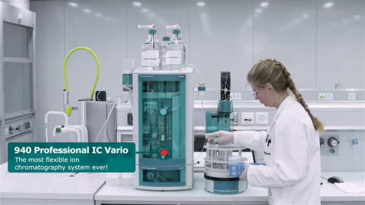 イオンクロマトグラフ：940プロフェショナルIC Vario