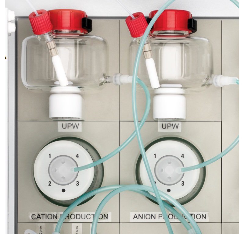 Continuous eluent production integrated in the 2060 IC Process Analyzer.