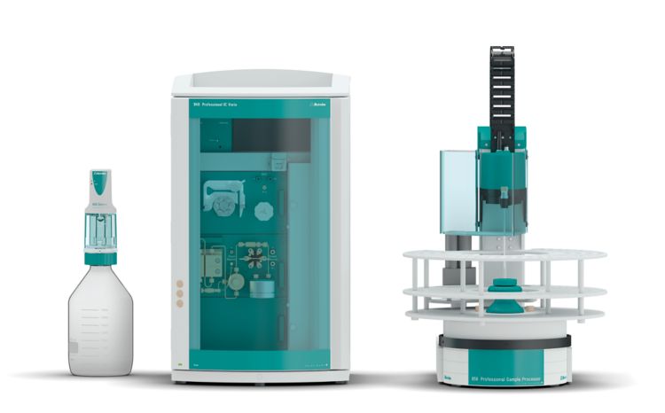 "ProfIC Vario 15 Anion" – Professional IC Vario system with Metrohm's intelligent Partial Loop Injection Technique (MiPT)