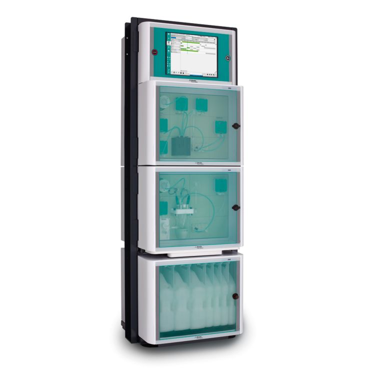 2060 Process Analyzer from Metrohm for online monitoring of hydrogen peroxide during the CMP process.