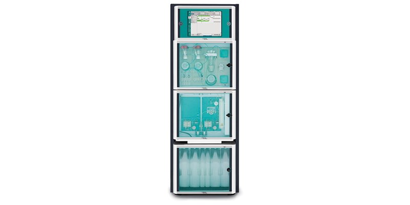 The 2060 IC Process Analyzer is available with either one  or two measurement channels, along with integrated liquid  handling modules and several automated sample preparation  options. 