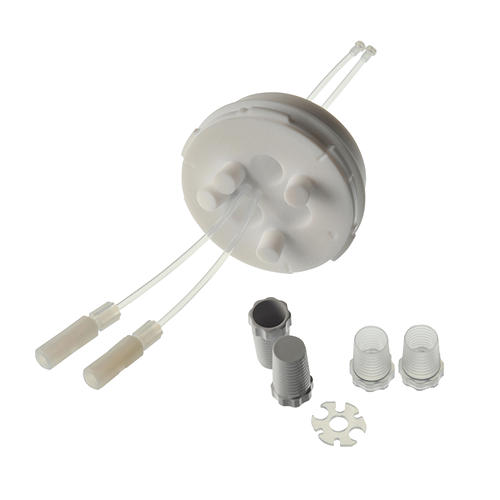Titration head 3xNS14 / 4x6.4 mm for 200 mL disposable beaker (P&P)