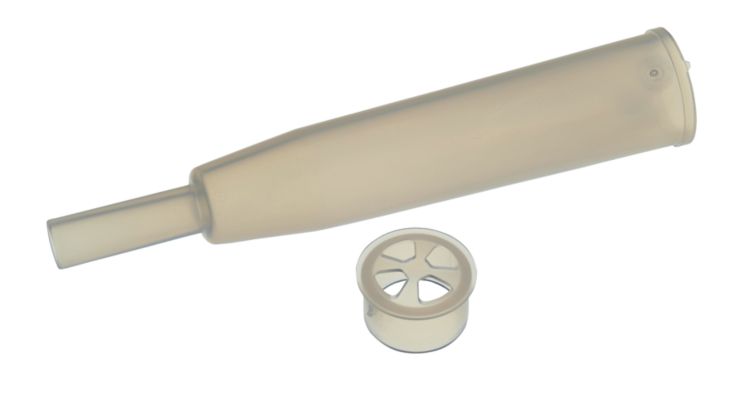 Adsorber tube with lid