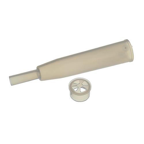 Adsorber tube with lid