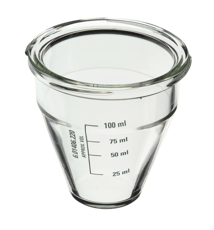 90 20. Titration Vessels Polypropylene, 100 ml.