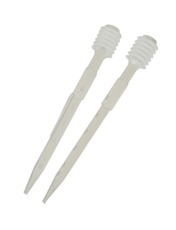 ピペット 5 mL、PE 製、目盛り付き、2 個セット