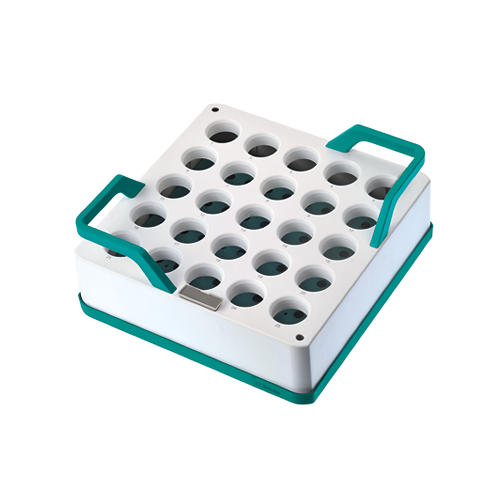 OMNIS sample rack, 25 x 75 mL, (PP)