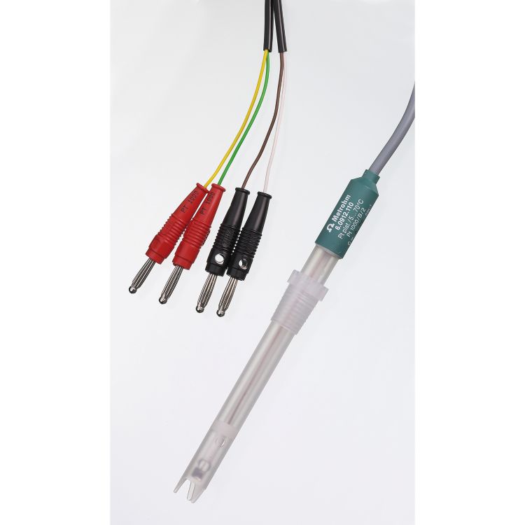 Conductivity measuring cell c = 0.8 cm-1 with Pt1000 (fixed cable)