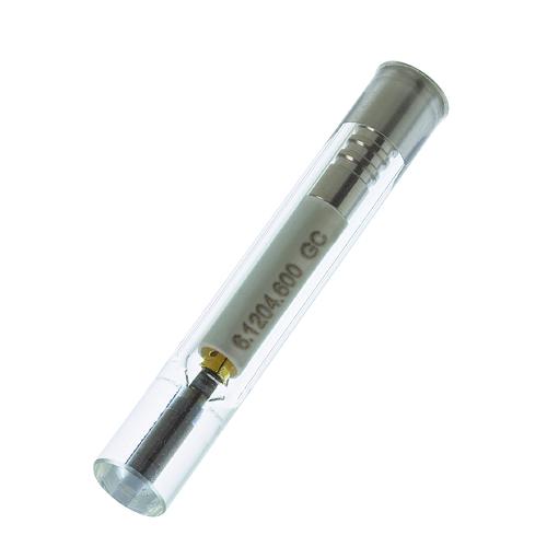 Glassy carbon electrode tip, shaft made of glass.