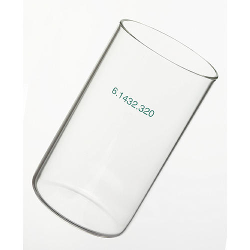 Sample beaker, clear glass, 250 mL, 1 piece