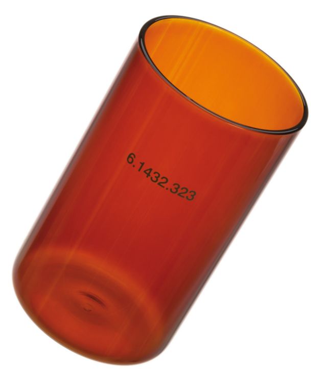 Beaker per campioni in vetro scuro da 250 mL, 1 pezzo