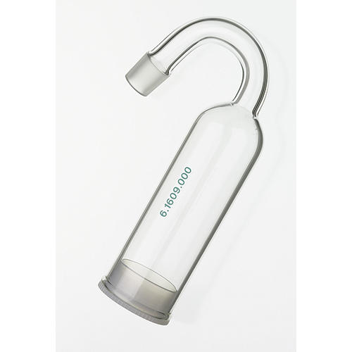 Adsorbing tube, large and bent