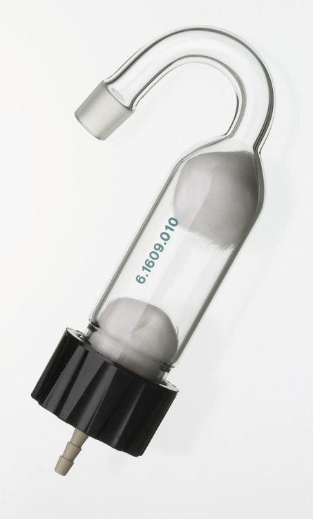 Adsorber tube with tubing nipple