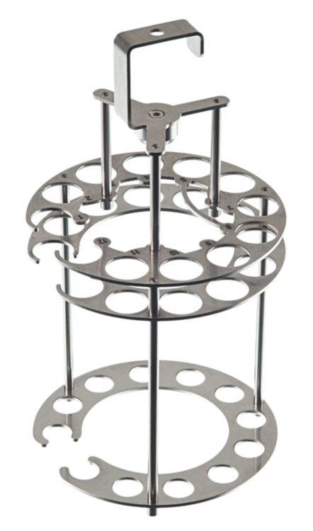 Sample holder for 12 quartz sample vessels 12 mL