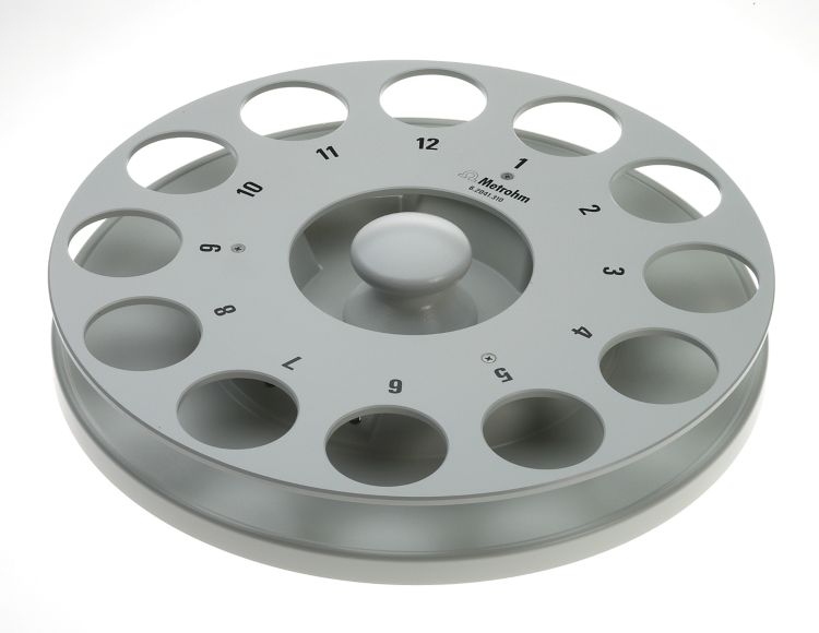 Rack d'échantillons, 12 x 250 mL, (PVC)