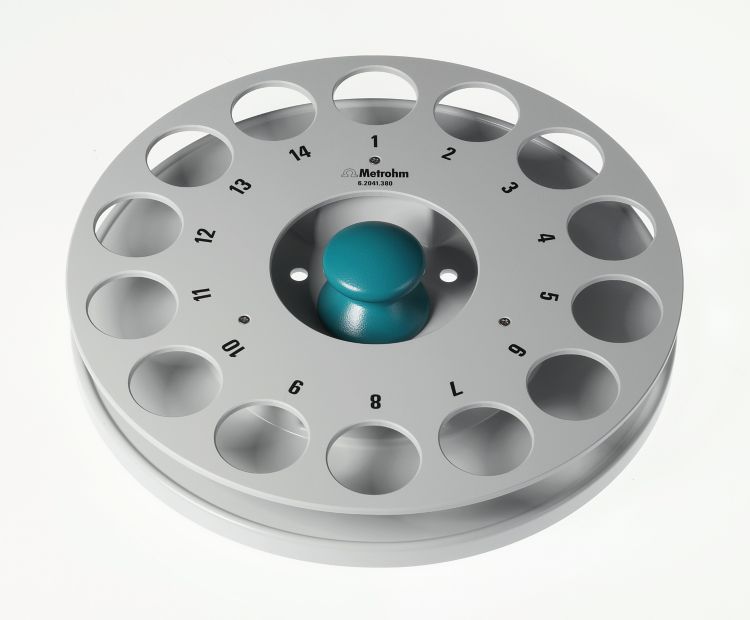 Rack d'échantillons, 14 x 235 mL (PVC)