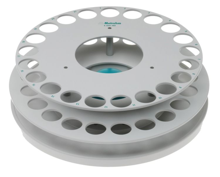 Rack d'échantillons, 21 x 100 mL, (PVC)