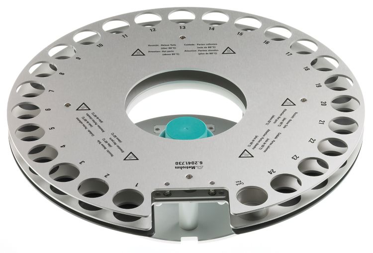 Sample rack, 25 x 2-30 mL, (Al) | Metrohm
