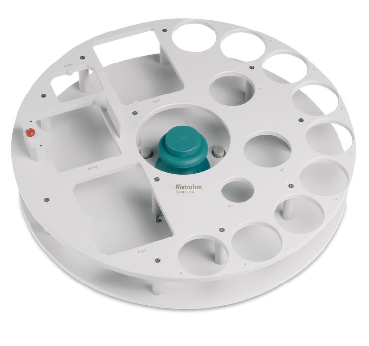 Sample rack, 10 x 250 mL, (PVC)