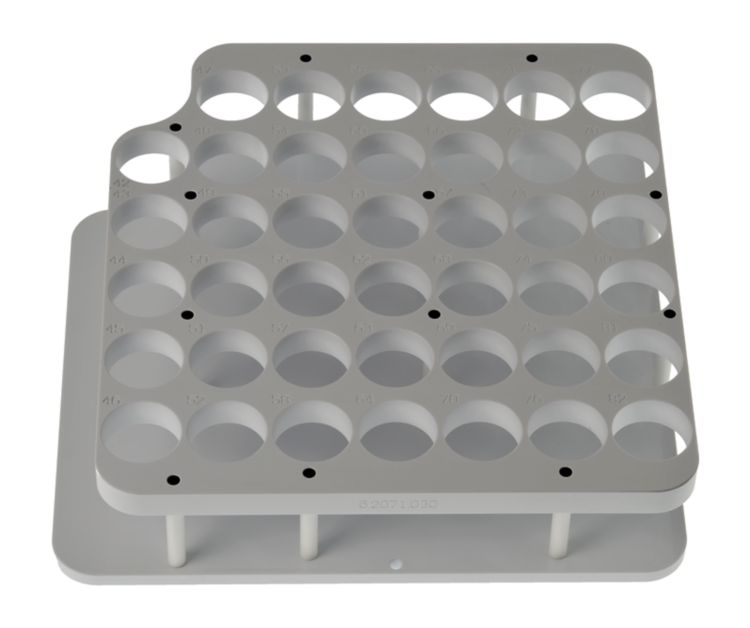 Sample rack for 898 XYZ SC 41 x 120 mL right