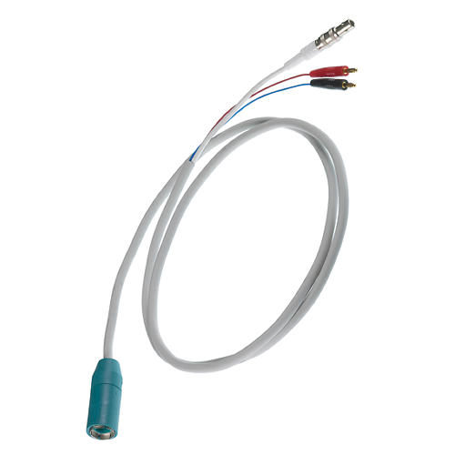 Cable de electrodo para el cabezal enchufable U/enchufe macho F de 2 x 2 mm B, 1m