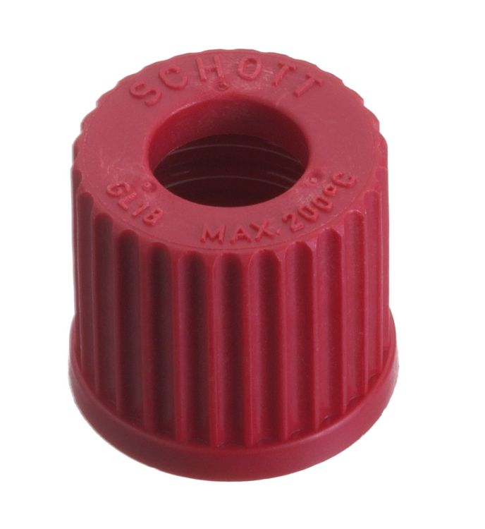 GL 18 screw cap with hole