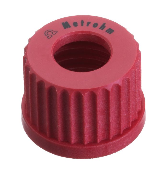 GL 25 screw cap with hole Metrohm