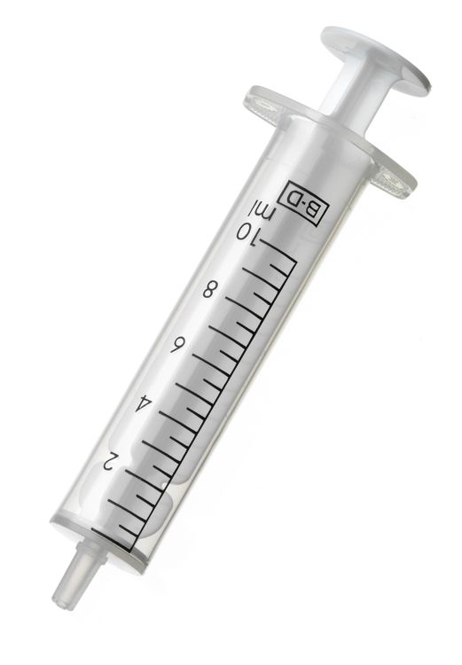 Syringe 10 mL with Luer connection