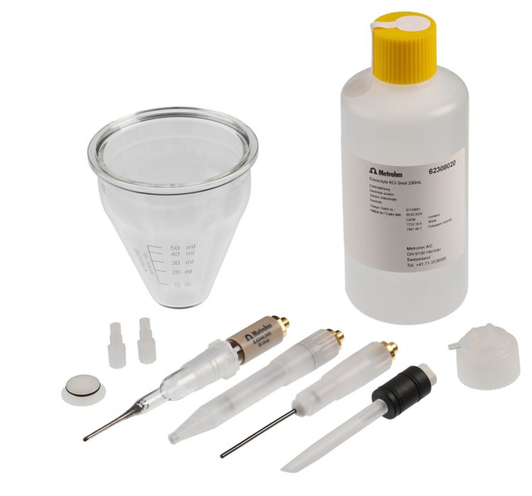 Equipo de electrodos VA con electrodo de gota de bismuto para aparatos Professional VA