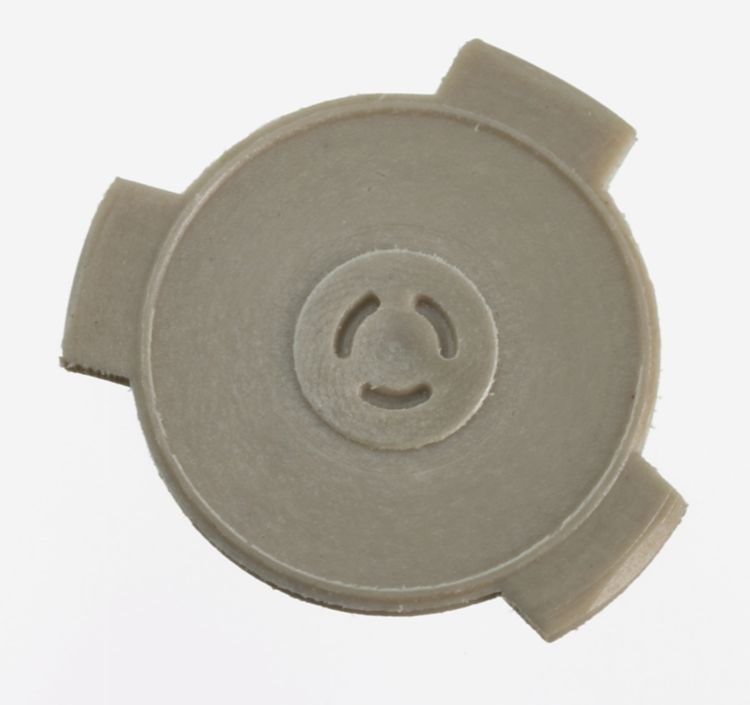 Rotor for flat plate injector (metal-free)