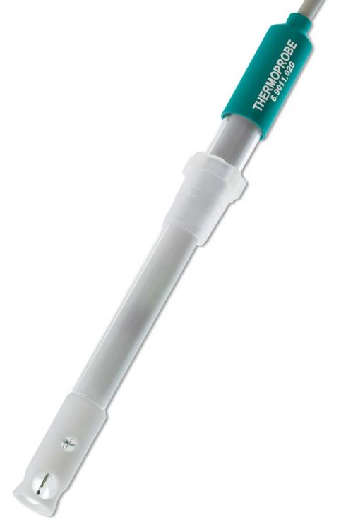 Metrohm’s maintenance-free Thermoprobe used for fast and reliable indication of thermometric titration endpoints.