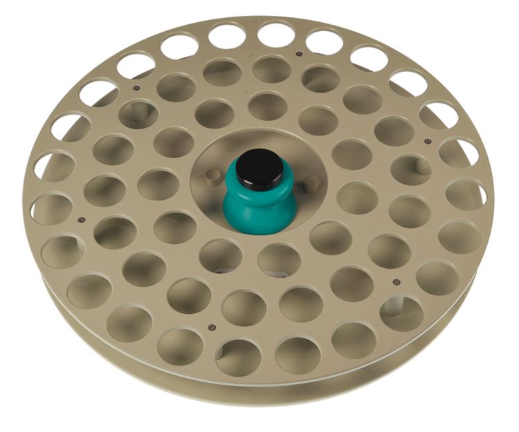 Sample rack, 53 x 120 mL, (PP)