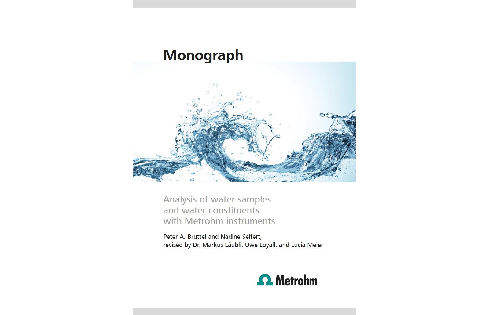 Monograph front page