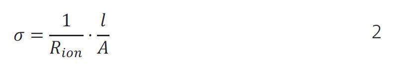 Equation for conductivity