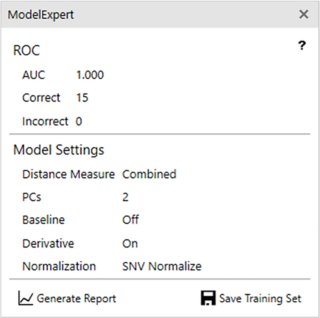 ModelExpert结果弹窗