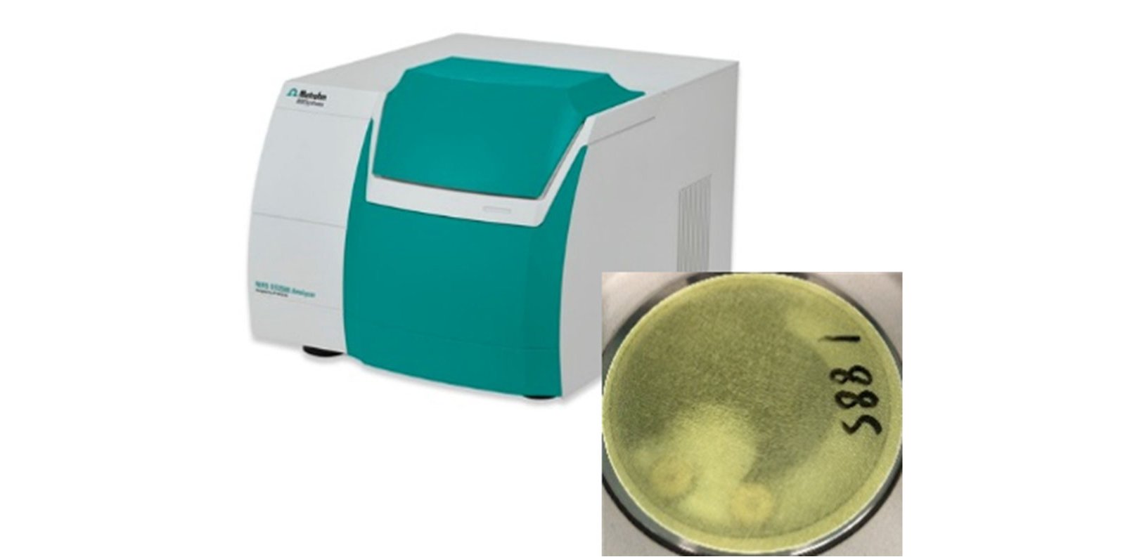DS2500 Solid Analyzer and a polymer sheet resin.