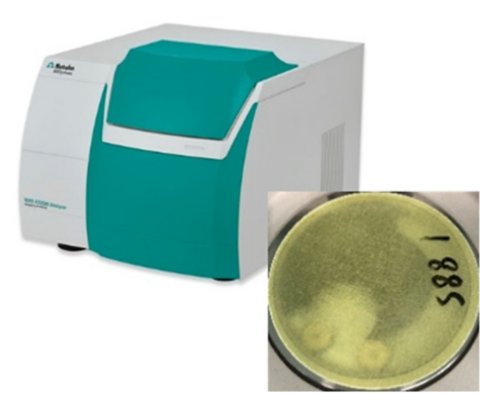 DS2500 Solid Analyzer and a polymer sheet resin.