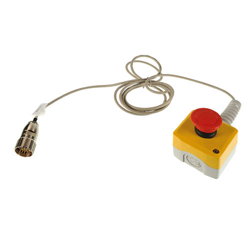 Booster emergency stop button