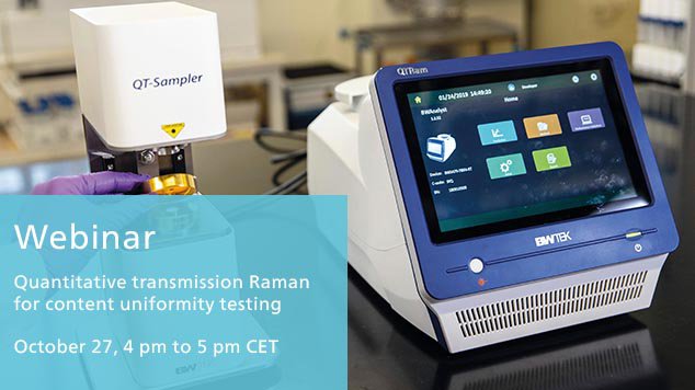 Webinar B&W Tek Transmission Raman