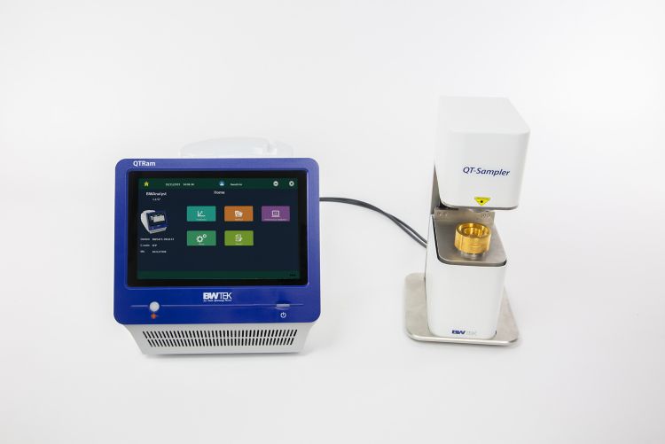QT-Sampler, tablet analysis,BWS475-785H-CU,quantitative analysis,content uniformity,api,pharmaceutical,transmission Raman,portable Raman,QTRam