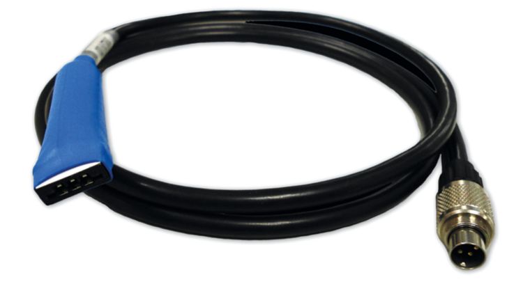 Adaptador Enchufe Tipo C (EU) Cabezal Plano Con Cable Recto a Enchufe Tipo G  (UK) Negro