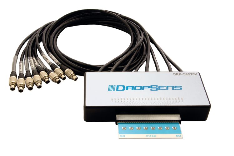 Flow Cell for 8X format ScreenPrinted Electrodes 1 Channel Metrohm