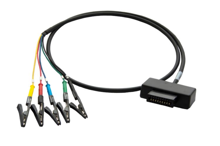 Cable connector for ThinLayer FlowCell integrated ScreenPrinted