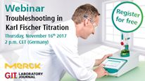 Free webinar on troubleshooting in Karl Fischer titration