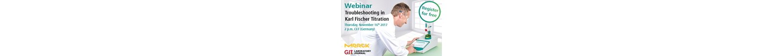 Free webinar on troubleshooting in Karl Fischer titration