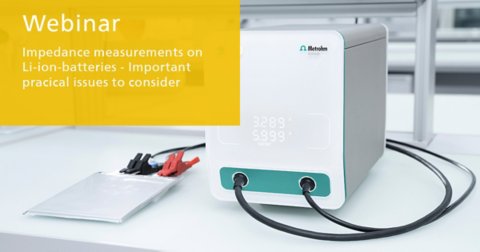 Impedance measurements on Li-ion batteries