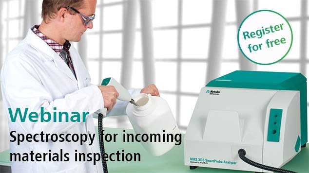 alt="Webinar: Raman and NIR spectroscopy for incoming materials inspection"